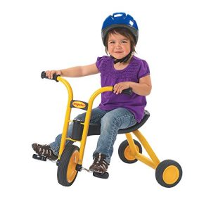 Angeles MyRider Mini Trike Bike, Yellow – Perfect for Beginning Riders Ages 2+, Encourages Active Play, Supports Up to 70lbs., Durable Design, Built-In Safety Features, Comfortable Ride, Solid Tires