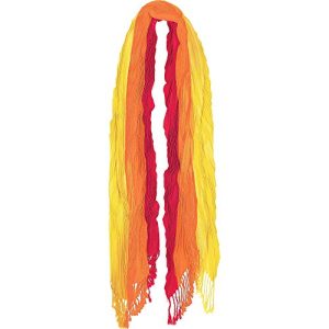 amscan Cinco De Mayo Fiesta Multicolored Fringed Scarf Wrap | Party Costume