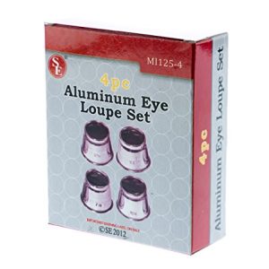 SE MI125-4 Aluminum Eye Loupe Set (4 PC.)