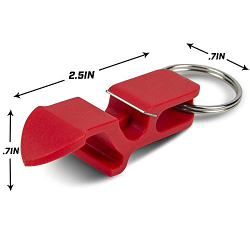 GoPong Ultimate Beer Shotgun Opener | Keychain Tool 10 Pack | Great for Party Favors, Tailgating and More - Choose Your Color