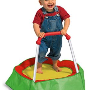 Diggin Hop Mini Toddler Trampoline with Handle. Baby Indoor Jumping Toy