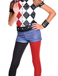 Rubie's DC Superhero Girl's Harley Quinn Costume, Medium