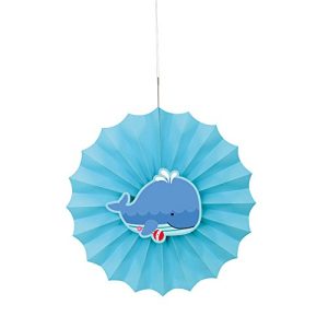 12" Under the Sea Paper Fan Decoration