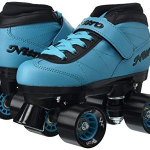 Epic Skates 2016 Epic Nitro Turbo 1 Indoor/Outdoor Quad Speed Roller Skates, Blue