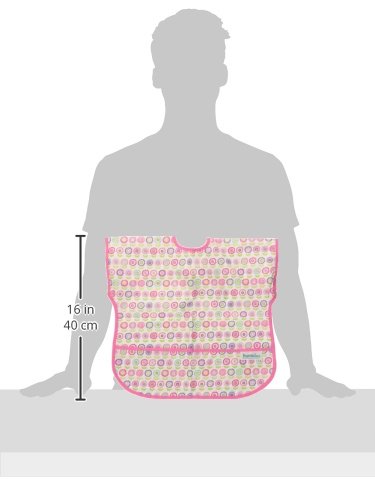 Bumkins Junior Bib / Short Sleeve Toddler Bib / Smock 1-3 Years, Waterproof, Washable, Stain and Odor Resistant – Bloom