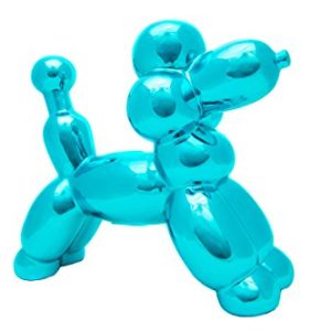 Interior Illusions Blue Poodle Bank