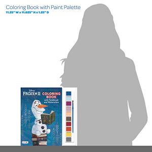 Disney Frozen 2 Oversized Coloring Book with Paint Palette and Paintbrush 45815