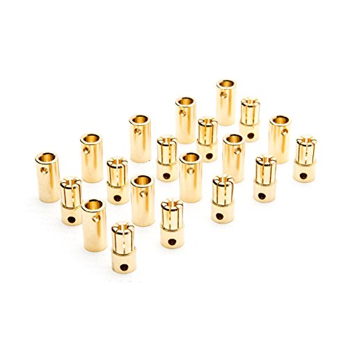 Dynamite Gold Bullet Connector Set, 6.5mm (10), DYNC0092