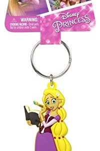 Disney Tangled Princess Rapunzel Figure Soft Touch PVC Key Ring Key Accessory