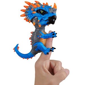 Untamed Radioactive Triceratops - Whiplash (Blue) - Interactive Toy