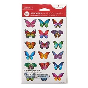 American Greetings Butterflies and Flowers Sticker Sheets (165-Count)
