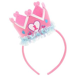 Girl's 1st Birthday Felt Novelty Headband