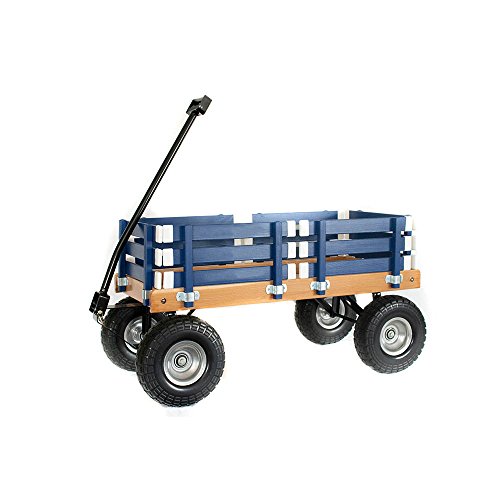 Berlin F410 Amish-Made Sport Ride-On Wagon, Navy
