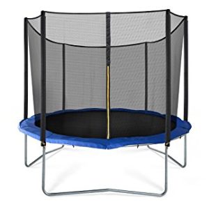 JumpSport SkyBounce Trampoline with Safety Enclosure | Includes Spring Pad