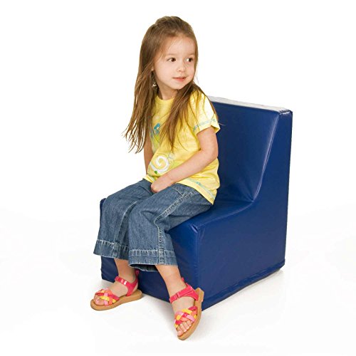 Foamnasium Straight Back Chair, Yellow