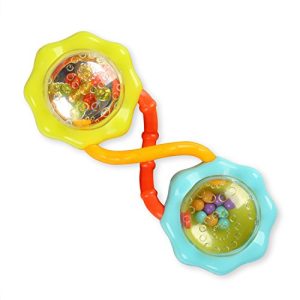 Bright Starts Rattle & Shake Barbell Toy, Ages 3 months +