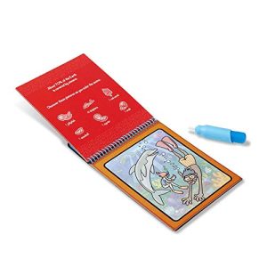 Melissa & Doug On The Go Water Wow! Adventure Activity Pad (Reusable Water-Reveal Coloring Book, Refillable Water Pen, Great Gift for Girls and Boys - Best for 3, 4, 5, 6, and 7 Year Olds)