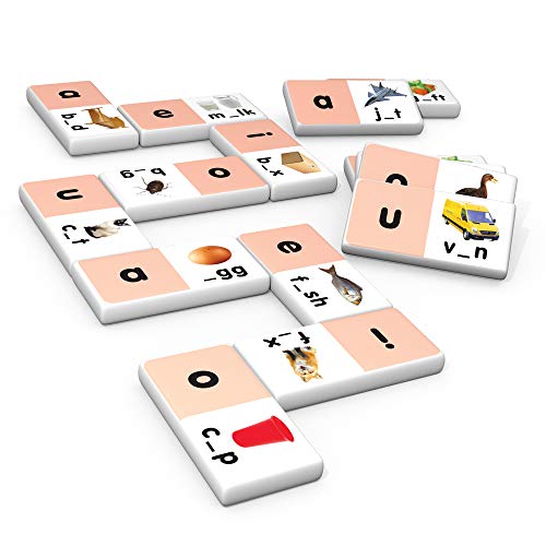 Junior Learning Short Vowel Dominoes Educational Action Games