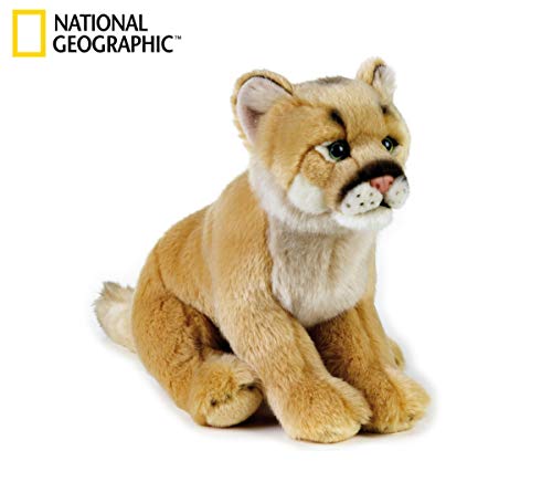National Geographic Plush Mountain Lion stuffed Animal Plush Toy Medium