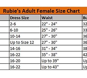 Rubie's Women's DC Comics Batgirl Corset with Fishnet Overlay, Black/Yellow, Medium