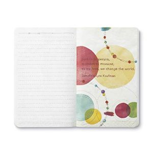 Write Now Journal by Compendium: Make the world a little kinder. — Softcover with periodic typeset quotations, 128 lined pages