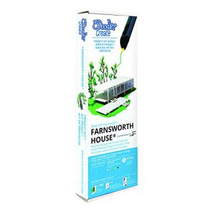 3Doodler Create 4 Pack Plastic Bundle with Licensed Farnsworth House Stencil (3D Pen Not Included)