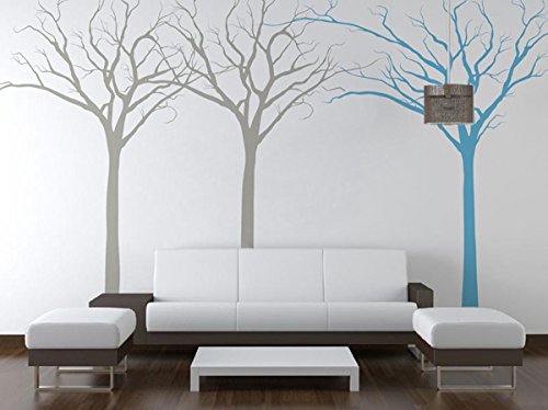 Pop Decors PT-0118-Va Beautiful Wall Decal, Fantasy Trees
