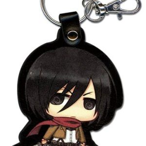Great Eastern Entertainment Attack On Titan SD Mikasa Pu Keychain