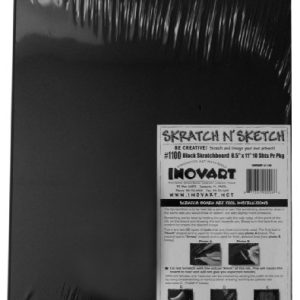 INOVART Black Scratchboard 11" x 14"