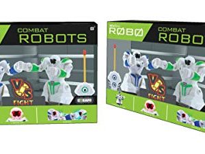 Kids Tech Robots, Lights Up, Battles Opposite Robot, Easy to Control & Small Enough to Carry, Suitable for Ages 6+, Remote Controlled Robots, Great Gift Idea