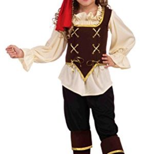 Forum Novelties Buccaneer Girl Costume, Child Small