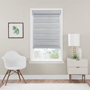 Achim Home Furnishings Cordless Celestial Room Darkening Double Layered Shade, 48" x 72", Oyster