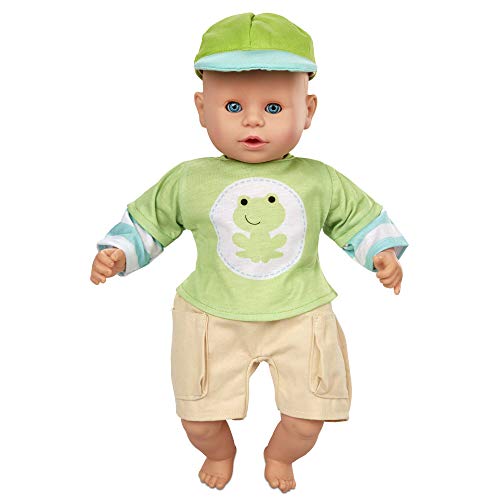 Melissa & Doug 31719 Mine to Love Mix & Match Playtime Doll Clothes for 12”-18” Unisex Dolls (6 Pieces, Great Gift for Girls and Boys - Best for 3, 4, 5 Year Olds and Up), Multicolor