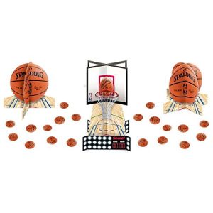 "Spalding Basketball Collection" Party Table Decorating Kit