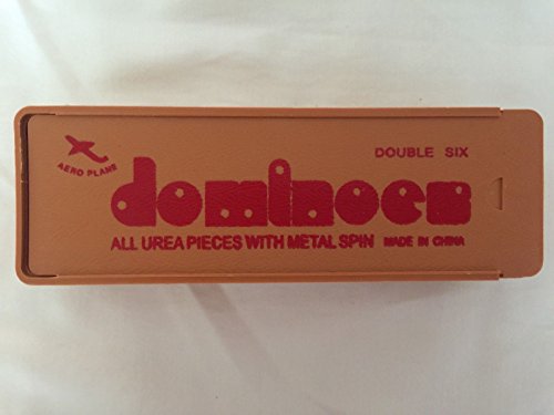 Dominoes Plastic Case Ivory Classic Puerto Rico Large Doble SEIS Domino Jumbo