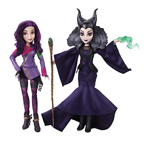 Disney Descendants Mal Isle of The Lost & Maleficent 2 Pack (Amazon Exclusive)
