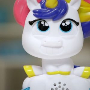 Play-Doh Tootie The Unicorn Ice Cream Set with 3 Non-Toxic Colors Featuring Color Swirl Compound