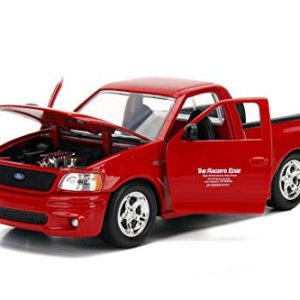 Jada Toys Fast & Furious Brian's Ford F-150 SVT Lightning, 1:24 Scale Die-Cast Vehicle, Red
