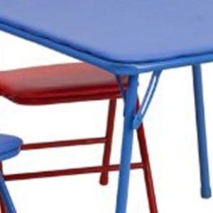 Flash Furniture Kids Colorful 5 Piece Folding Table and Chair Set - JB-9-KID-GG