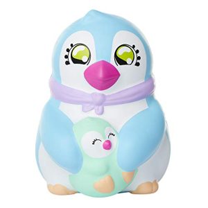 Squish-Dee-Lish Squishy Jumbo Toy, Squishies - Slow Rising Penguin with Baby, Soft Kids Squishy Toys 86714