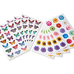 American Greetings Butterflies and Flowers Sticker Sheets (165-Count)