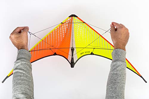 Prism Kite Technology Neutrino in Green and Blue