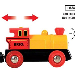 BRIO World - 33319 Battery Operated Action Train | 3 Piece Toy Train for Kids Ages 3 and Up