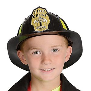 Aeromax Black Fire Chief Helmet