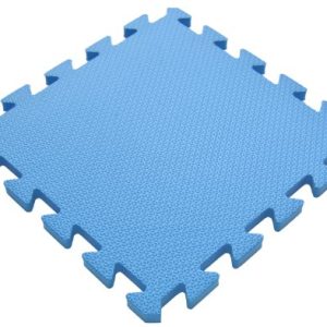 36 Pieces Non-Toxic Waterproof Foam Wonder Mats: Non-Recycled Quality & Extra Thick 12" X 12" X ~9/16" (BLU)