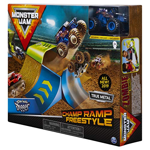 Monster Jam Official Champ Ramp Freestyle Playset Featuring Exclusive Son-uva Digger Monster Truck