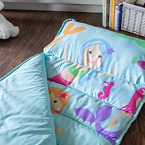 Wildkin Microfiber Nap Mat with Pillow for Toddler Boys and Girls, Perfect Size for Daycare and Preschool, Designed to Fit on a Standard Cot, Patterns Coordinate with Our Lunch Boxes and Backpacks