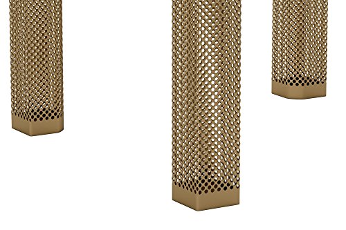 Novogratz Iconic Modern Metal End Table, Gold