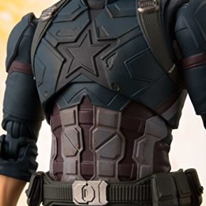 TAMASHII NATIONS Bandai S.H. Figuarts Captain America & Tamashii Effect Explosion Avengers: Infinity War Action Figure