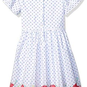 Dollie & Me Cold Shoulder Dress Set with Matching Outfit-Girl & 18 Inch Doll Clothes